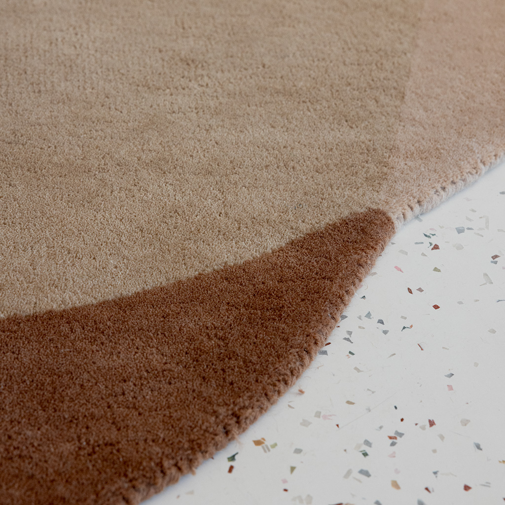 Tapete Element Moore Caramelo | Tamanho: 160 × 175 cm Tapete Element Moore Caramelo | Tamanho: 160 × 175 cm