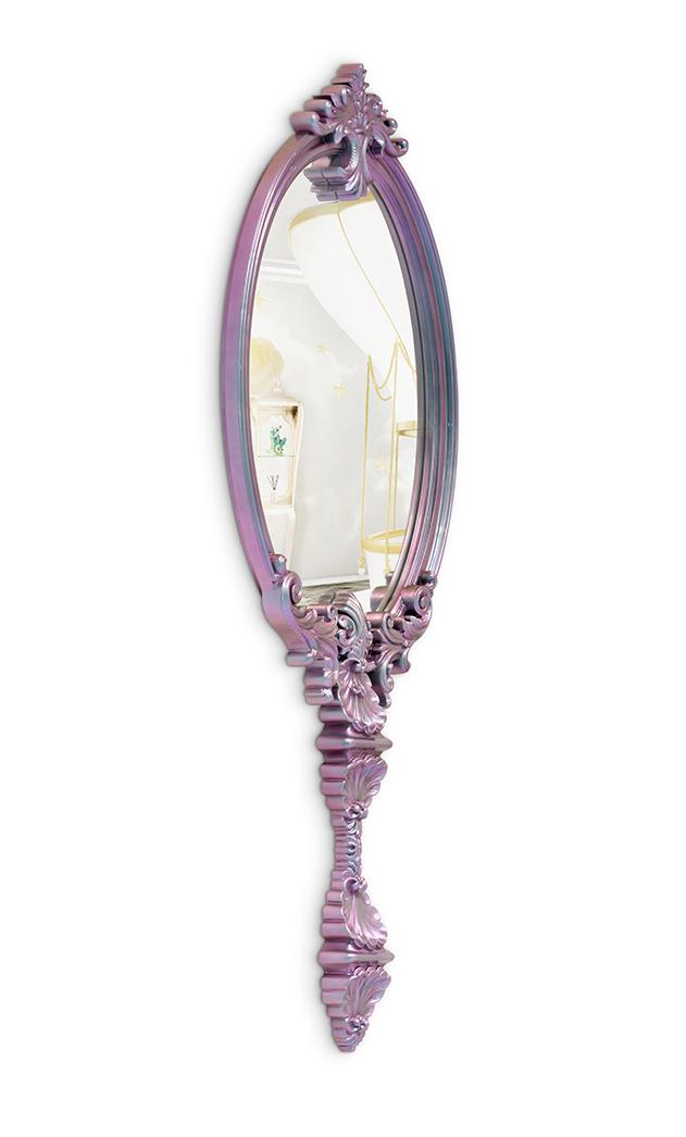 Espelho de parede Mystic Chameleon rosa