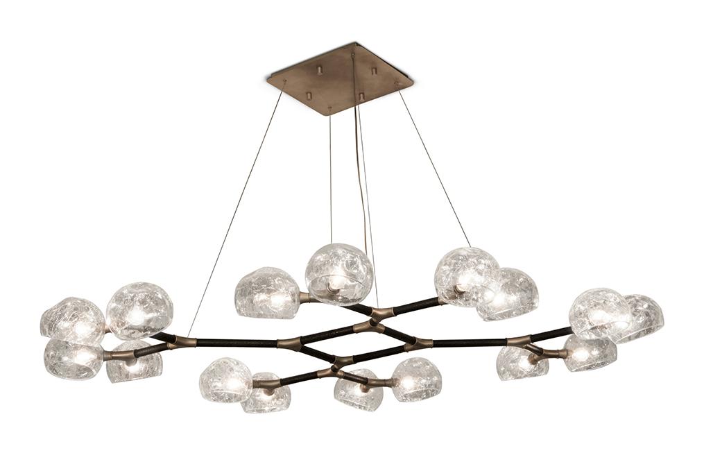 Candeeiro suspenso multi-sombra