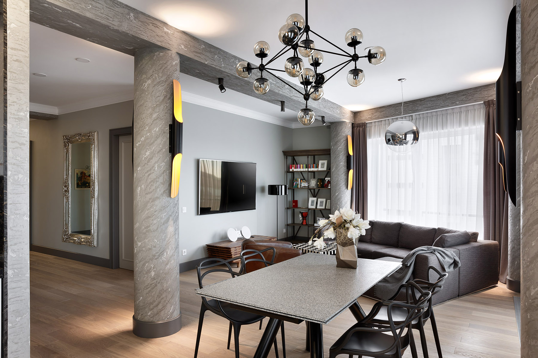 Candeeiro de parede tom profundo 1 - 4