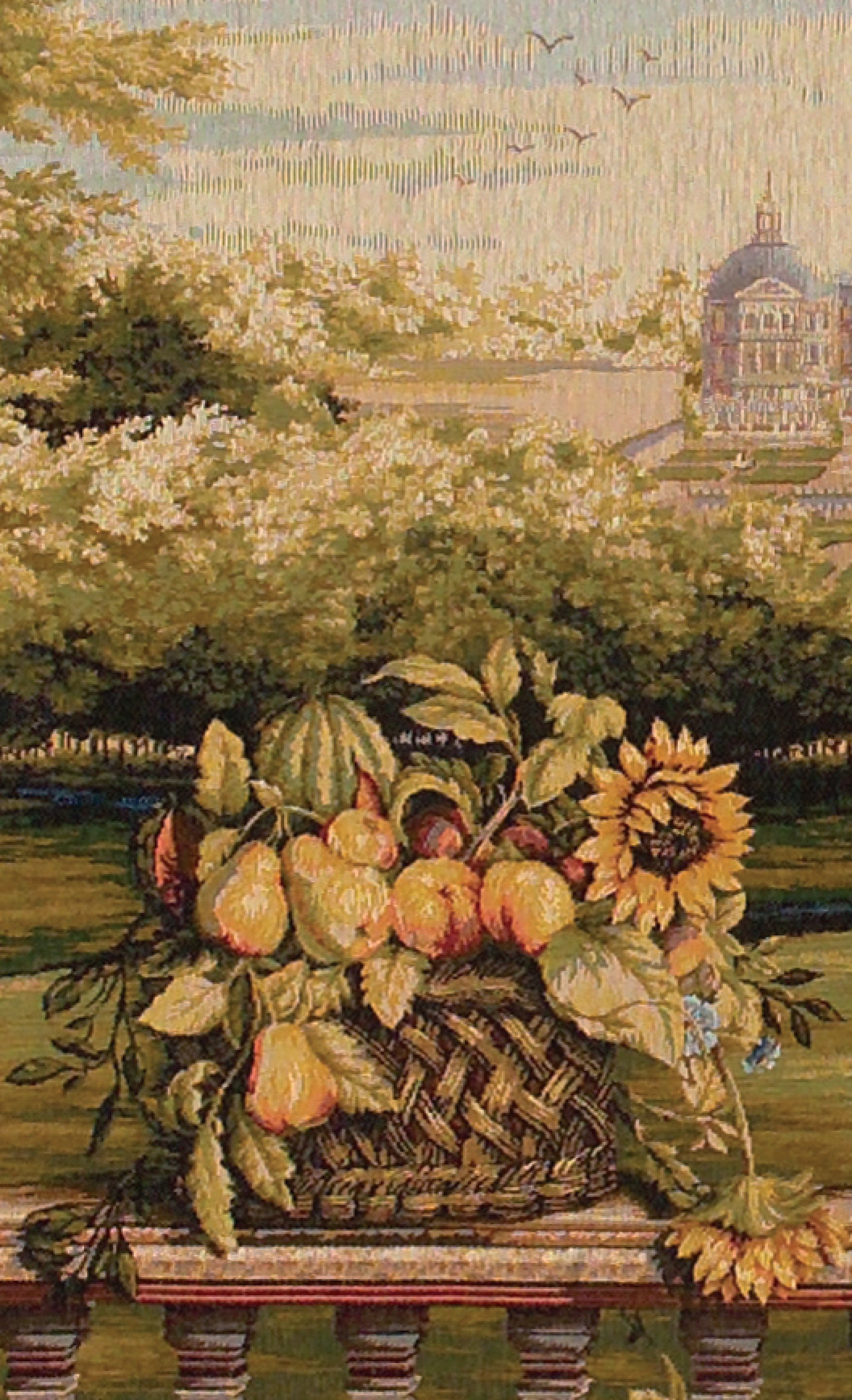 Tapeçaria terraço no castelo | Tamanho: 150 × 200 cm