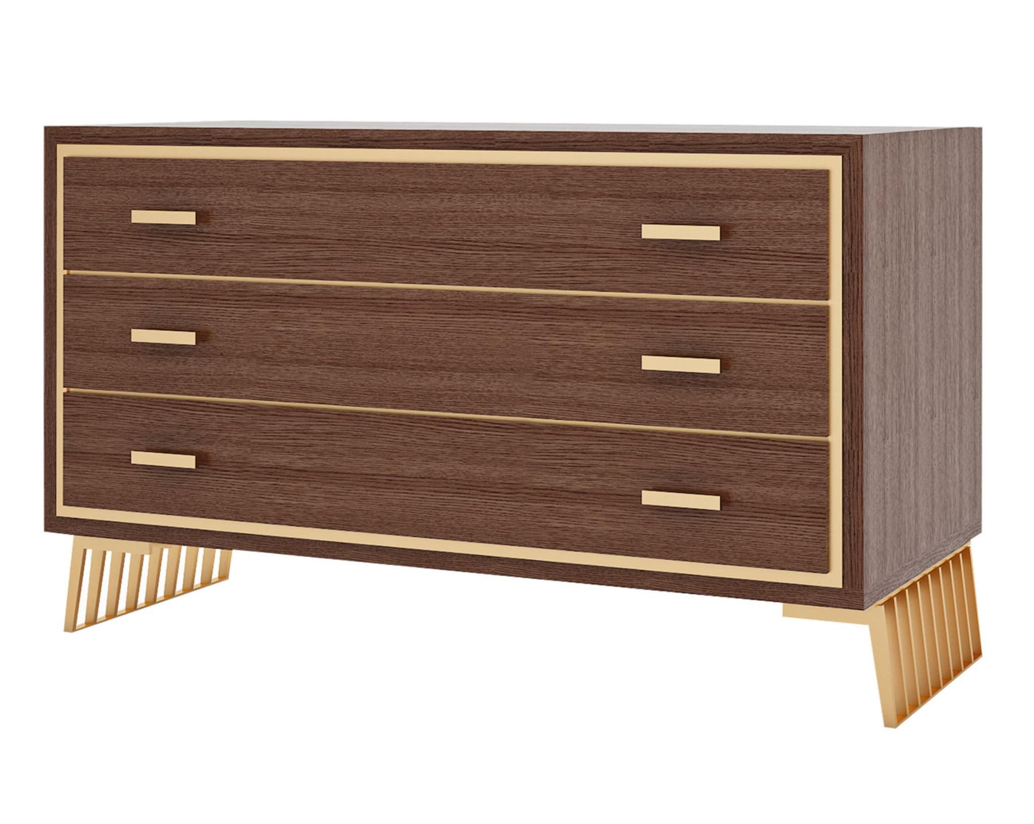 Cómoda Artesanal em Metal Hamptons