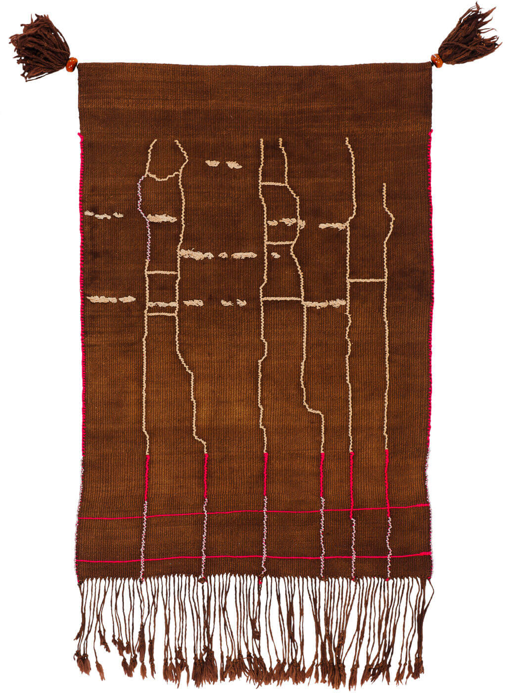 Tapete Cache Sexe Vermelho Branco 2 | Tamanho: 300 × 400 cm