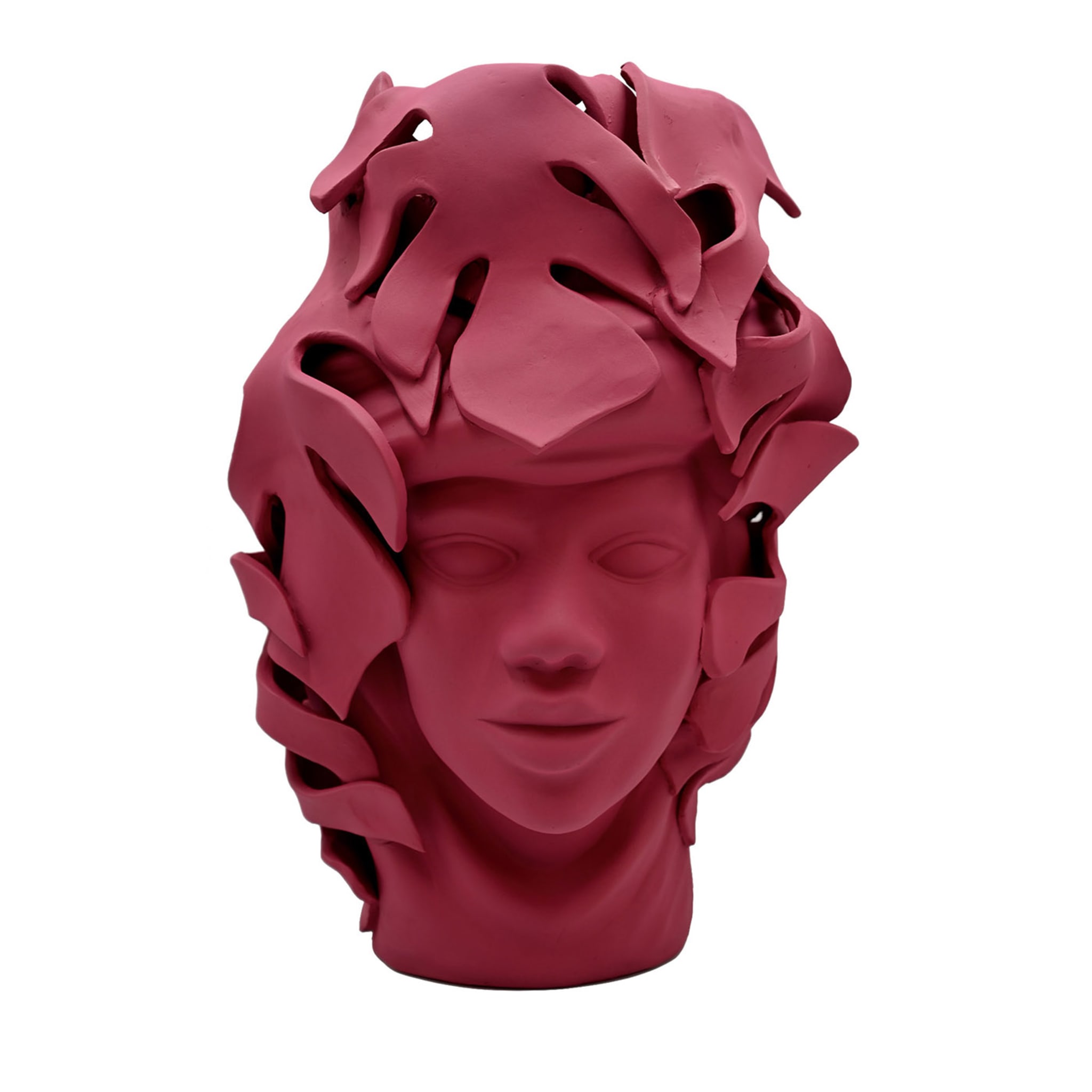 Escultura Moor's Head rosa