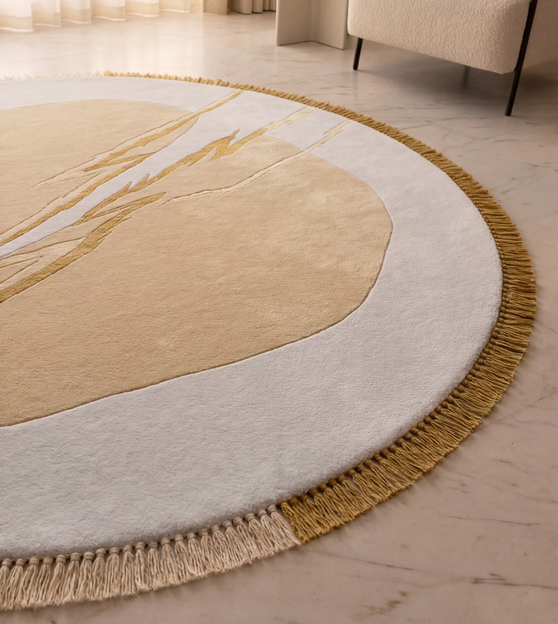 Tapete Lightning Crest Ivory