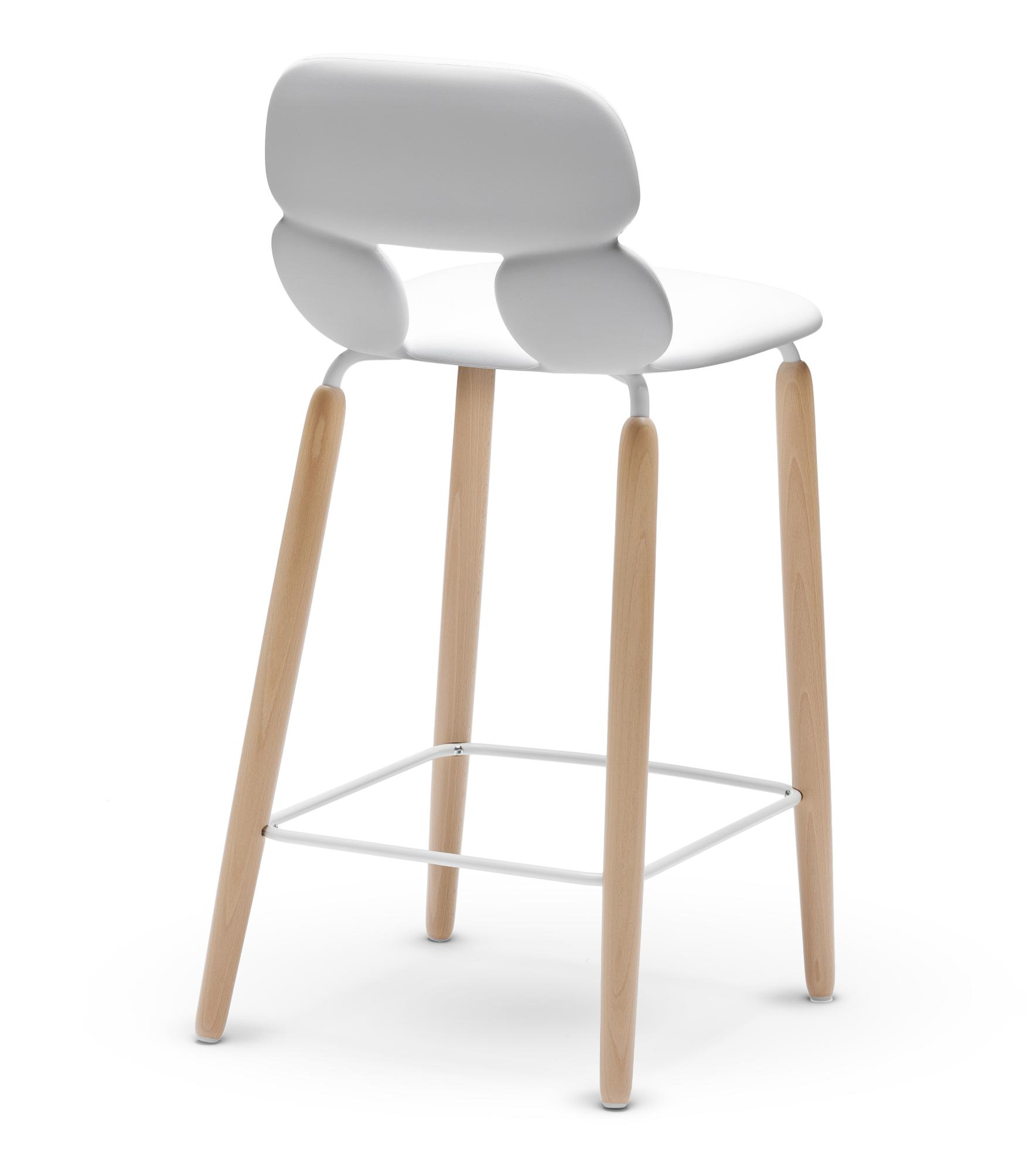 Banco de Bar Nube W SG-65 Branco