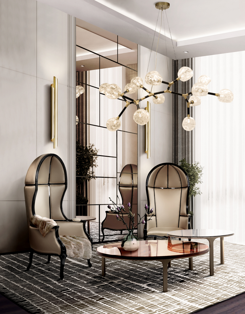 Candeeiro suspenso irregular multi-sombra