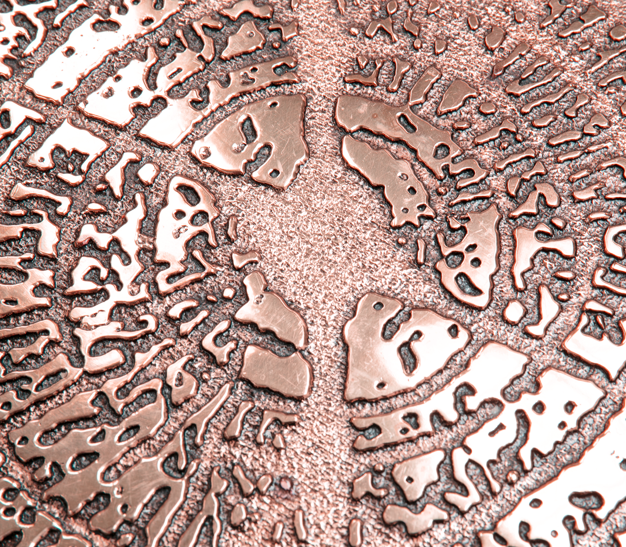 Mesa de Centro Cobre Caspian