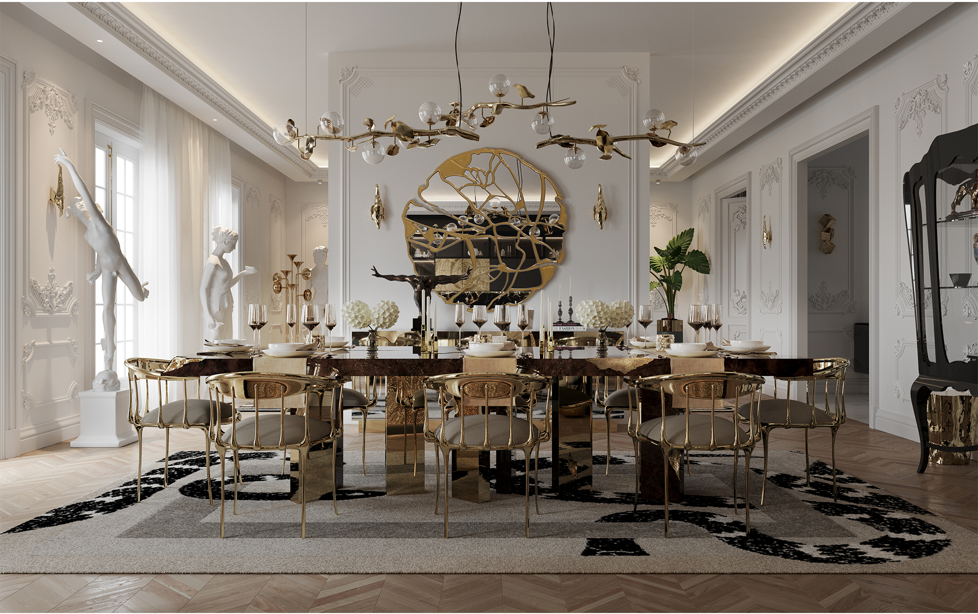 Candeeiro suspenso pátina Athena