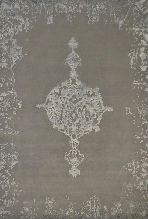 Tapete Feito à Mão Seda de Bambu Indiano