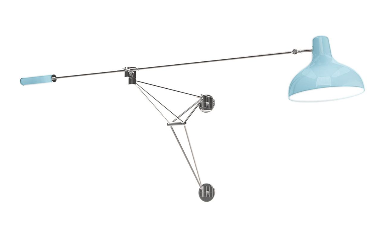 Arandela brilho lunar azul Moonbeam Glow