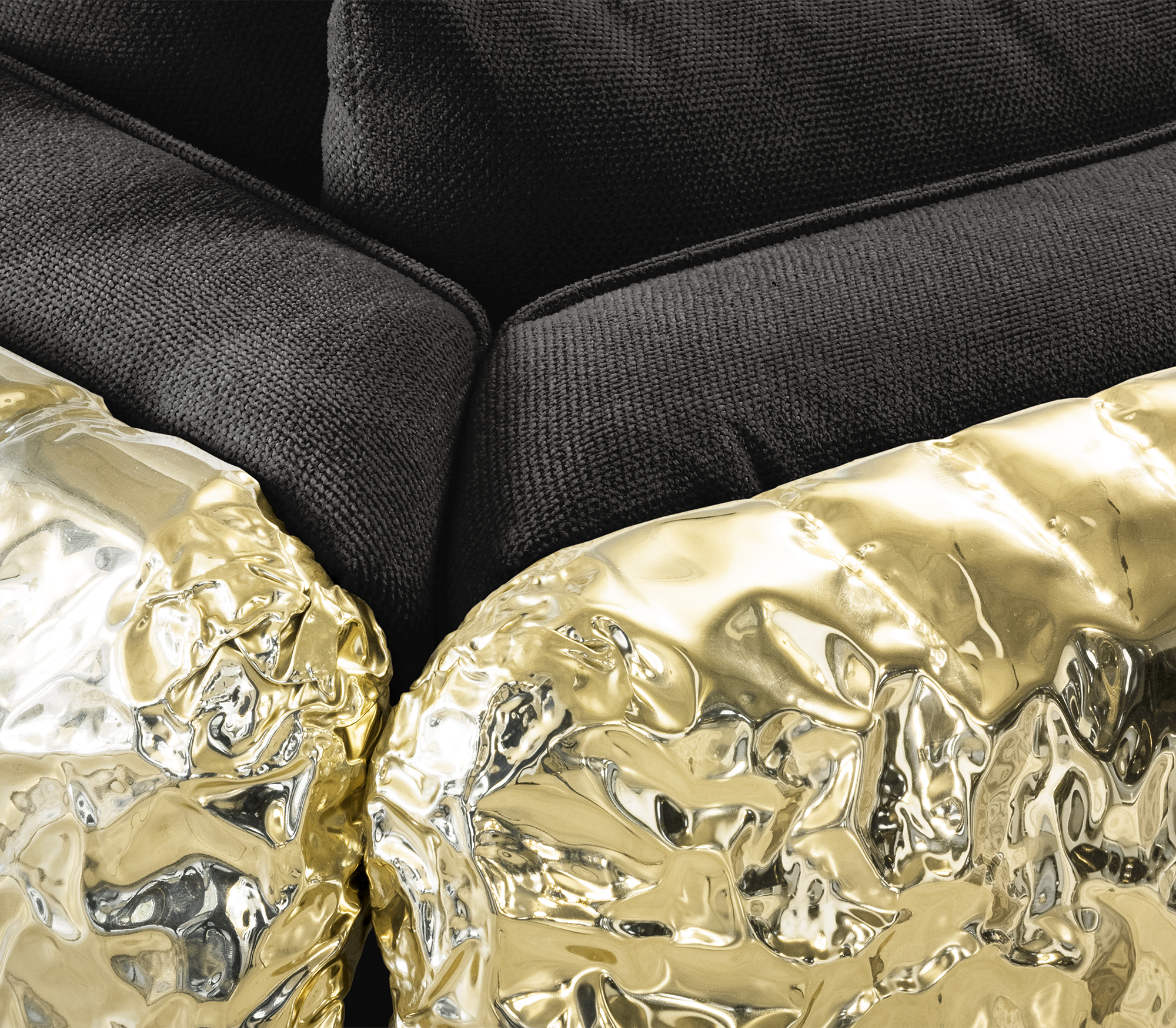 Sofá Modular Preto Imperia