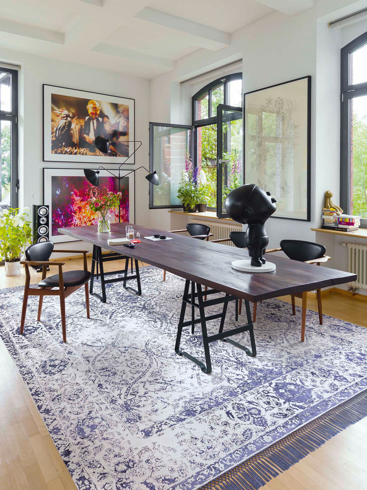 Tapete Mauve Cinzento Luxury