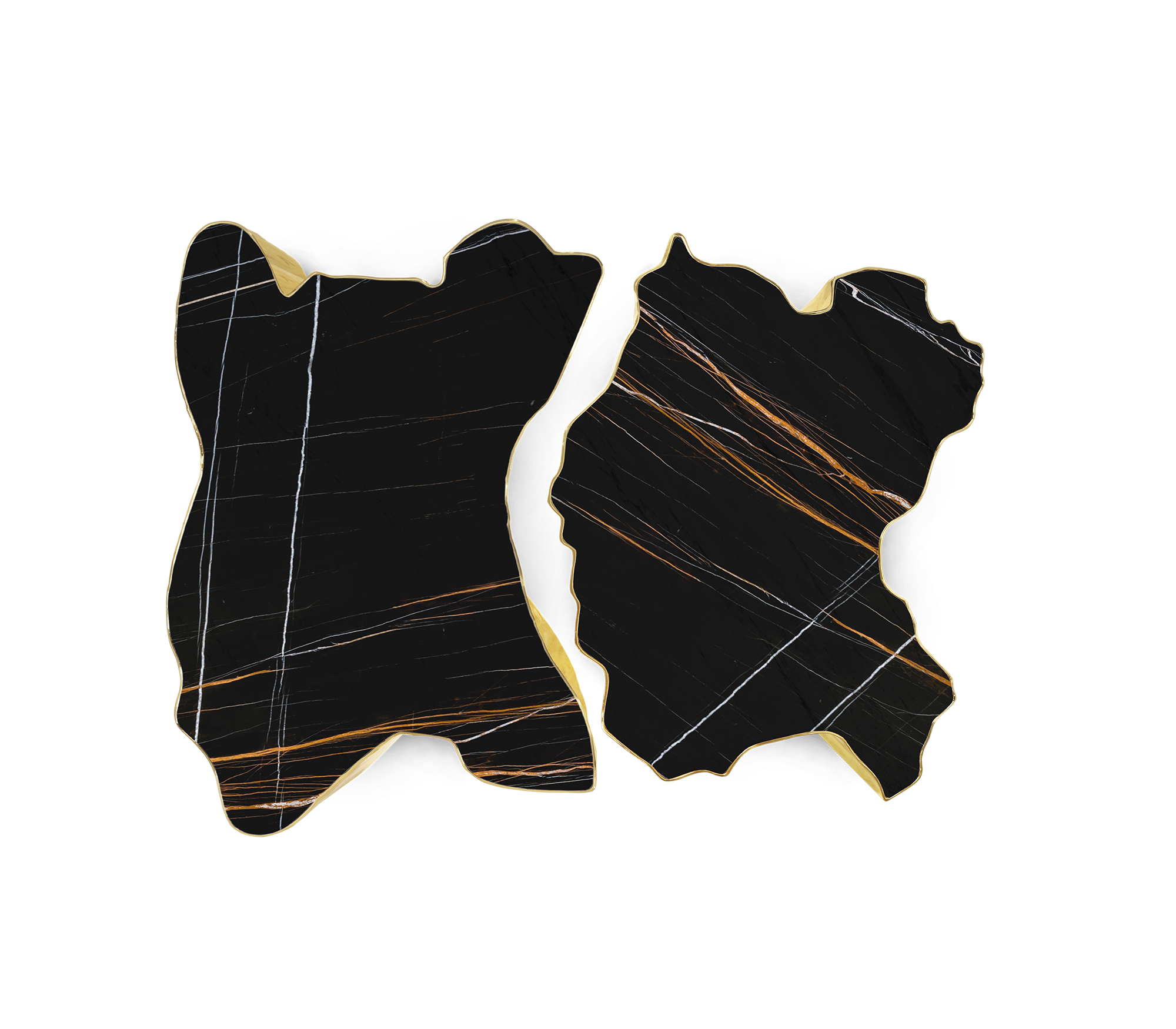 Mesa Mármore Nero Paradise | Dimensões: L 138 × P 95 × A 36 cm