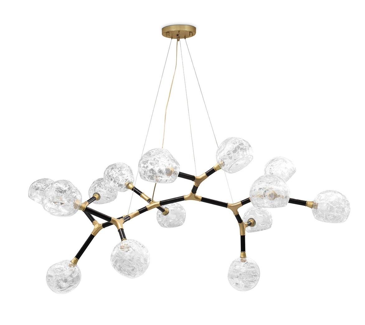 Candeeiro suspenso grande irregular multi-sombra