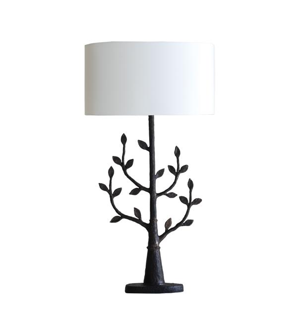 Candeeiro de Mesa Millana com Acabamento Bronze Antigo