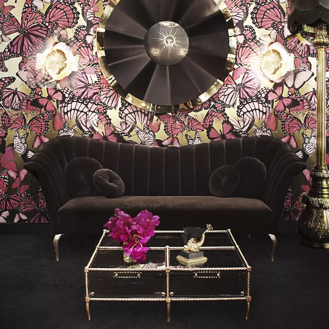 Sofá Base Metal Saphira