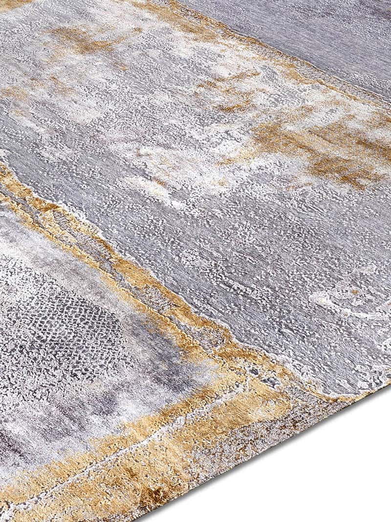 Tapete Silver White Cinzento Tecido à Mão | Tamanho: 140 × 210 cm