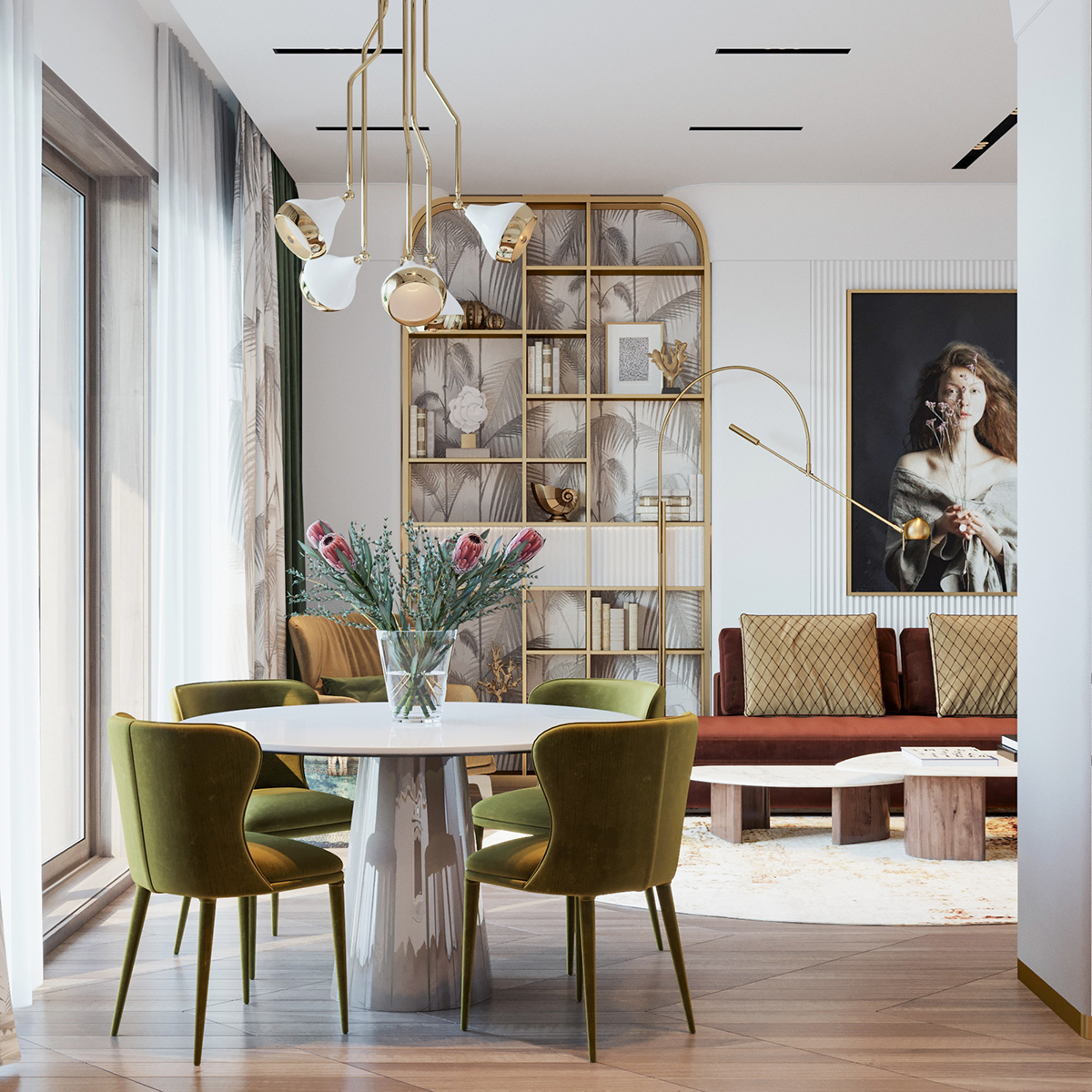 Candeeiro suspenso teto Grace - 6