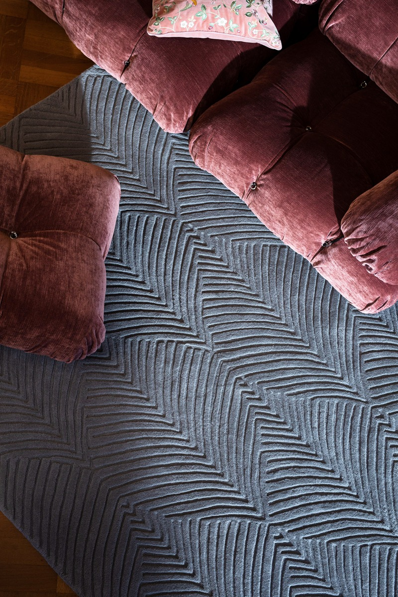 Tapete Folia Cinzento Frio | Tamanho: 250 × 350 cm