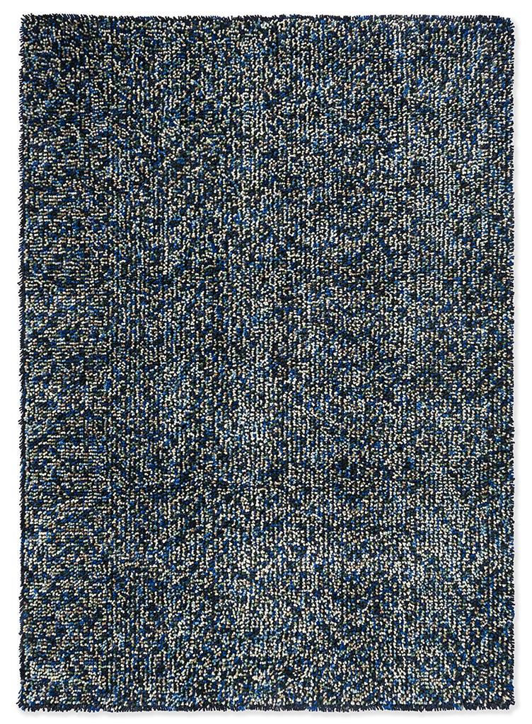 Tapete Shag Feltrado Pop-Art Azul | Tamanho: 140 × 200 cm