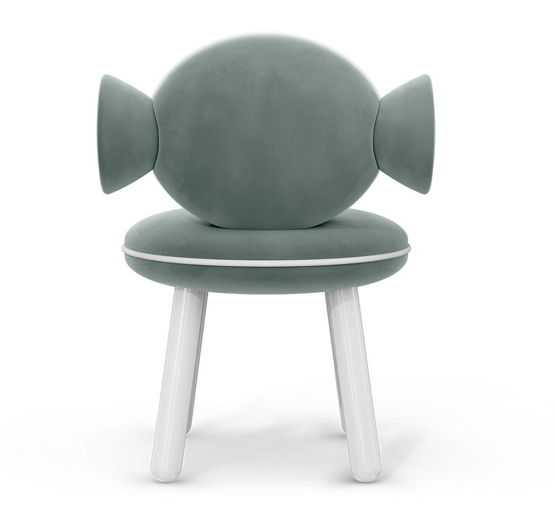 Cadeira puff Lollipop azul