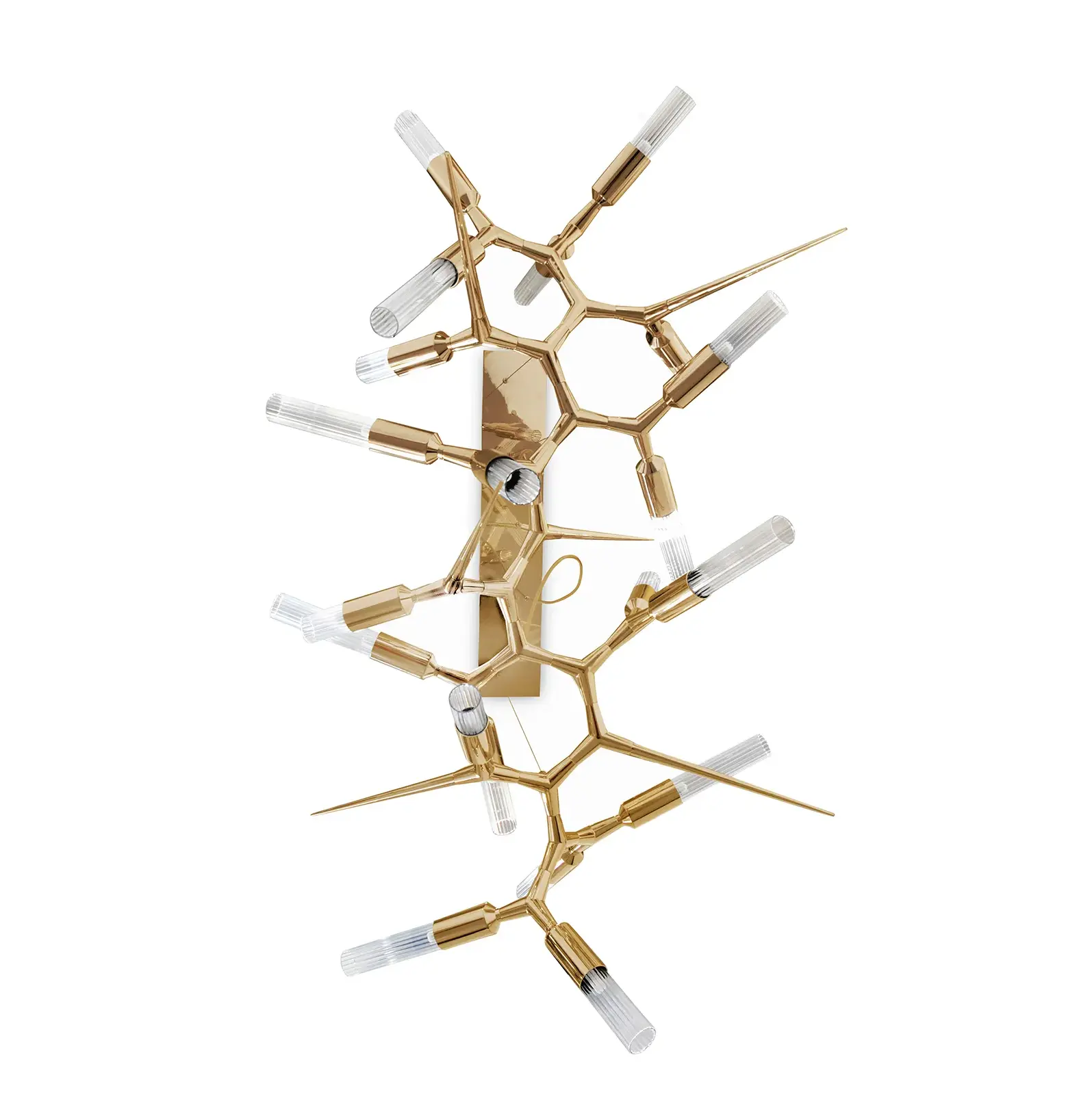 Candeeiro suspenso aresta cristal