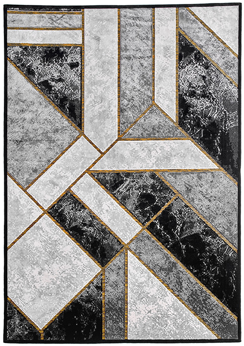 Tapete de Design Gabriel Cinzento | Tamanho: 195 × 280 cm