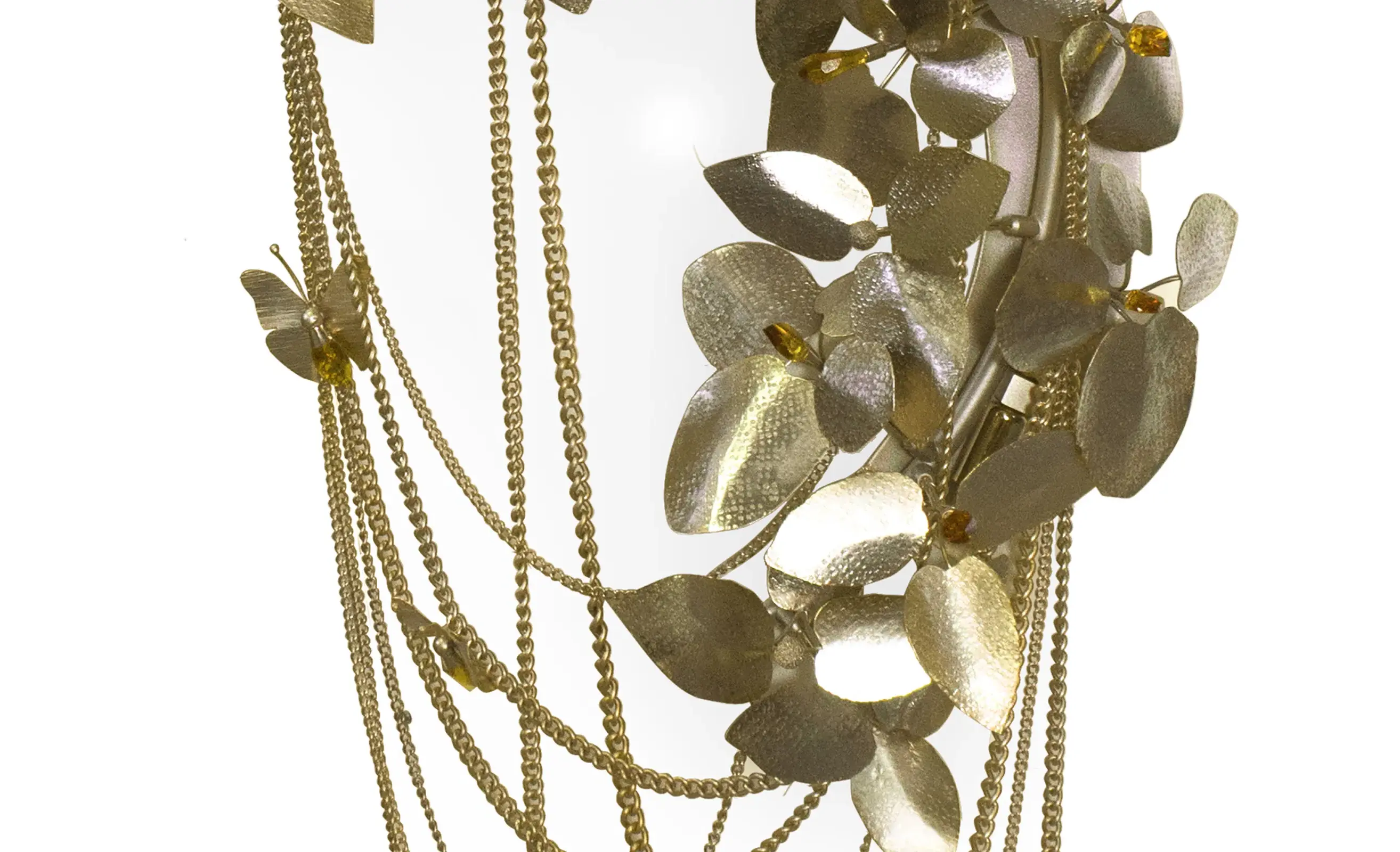 Candeeiro de parede charme real