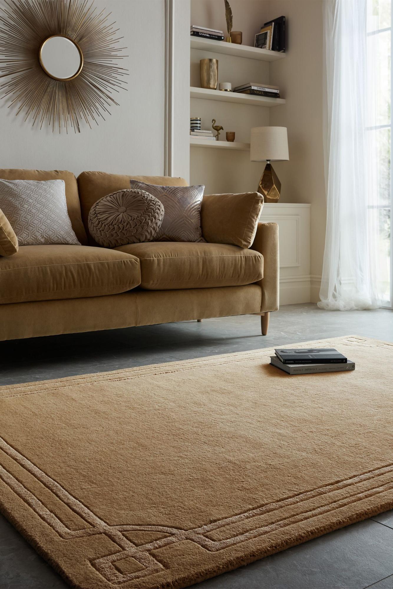 Tapete Moldura Art Deco Natural