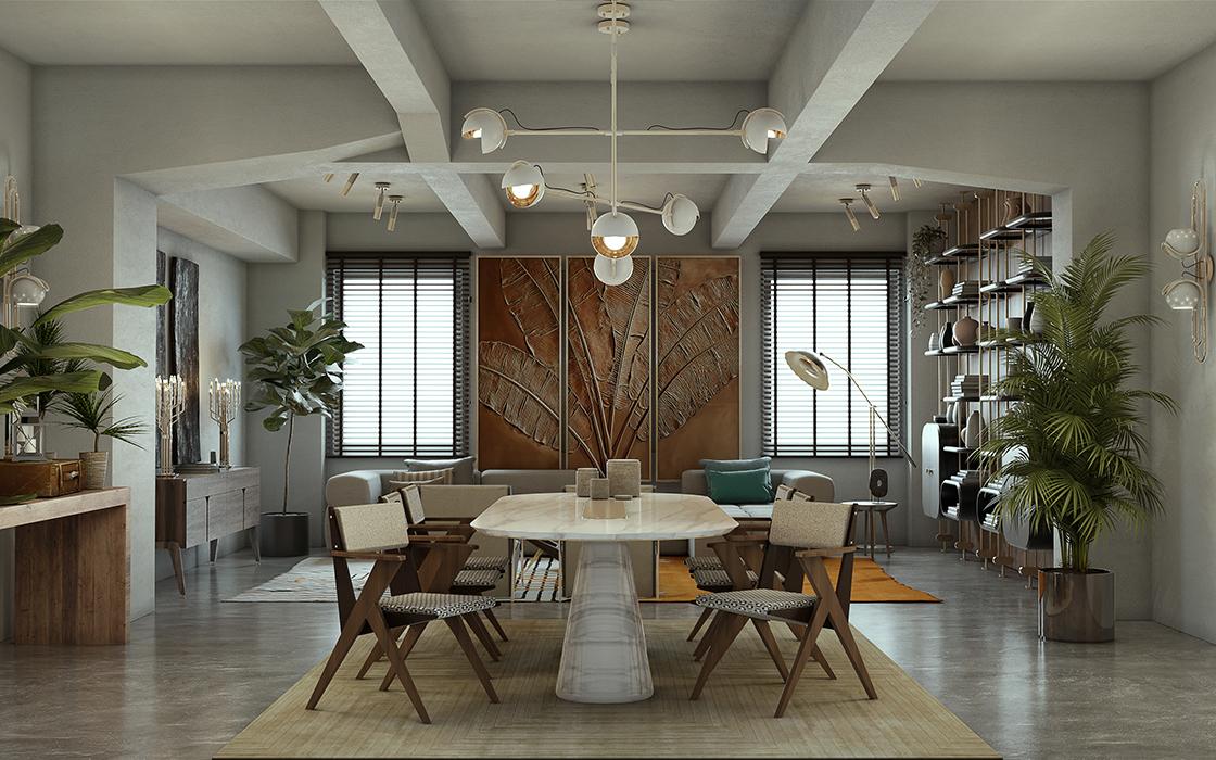 Mesa de Jantar Oval Forge - 3