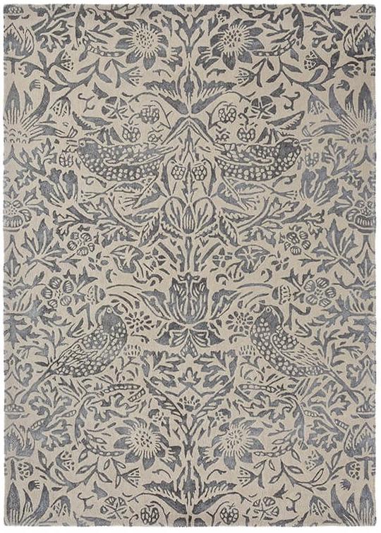Tapete Pure Strawberry Thief Tinta | Tamanho: 140 × 200 cm