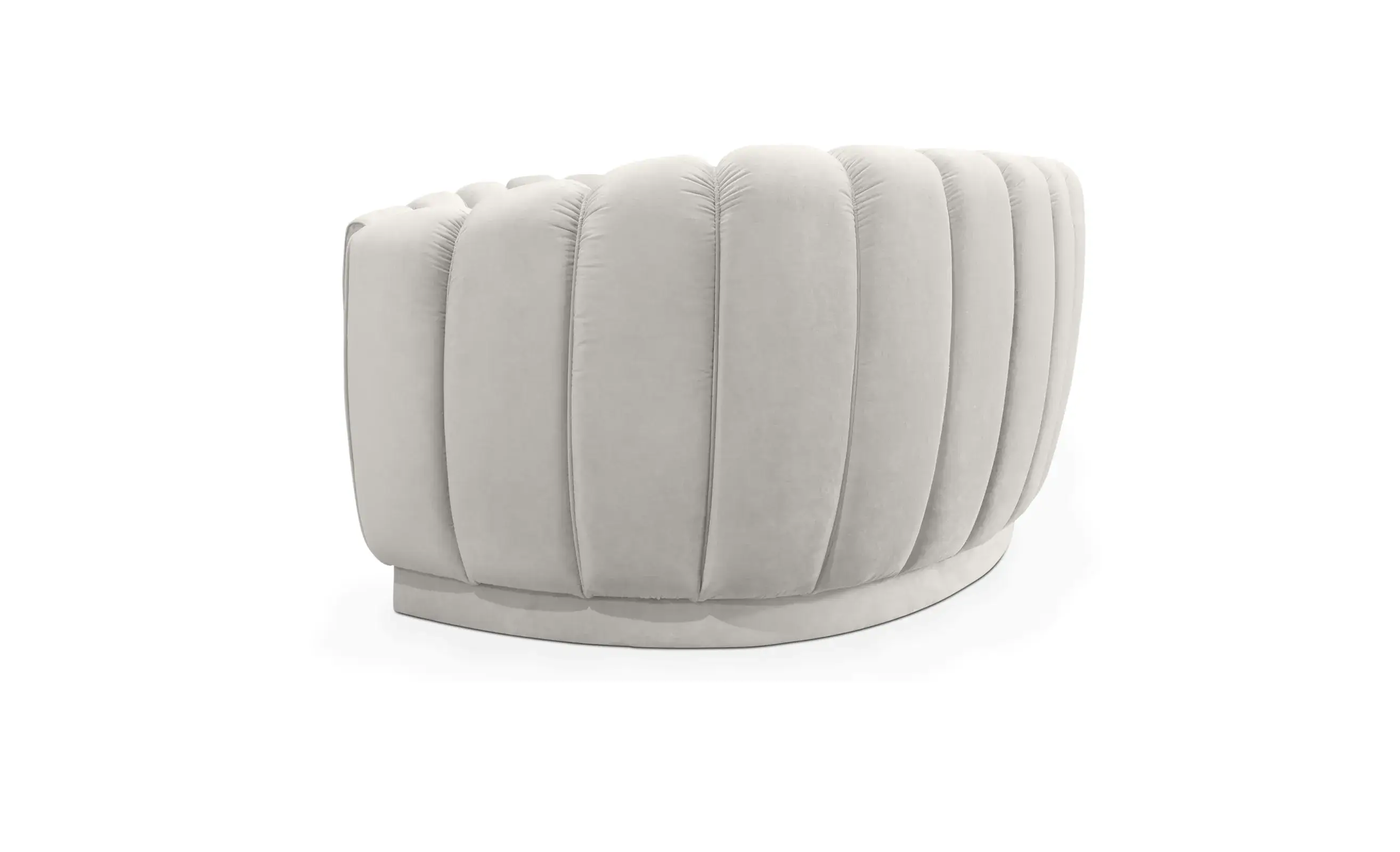 Sofá Redondo 2 Lugares Lustre