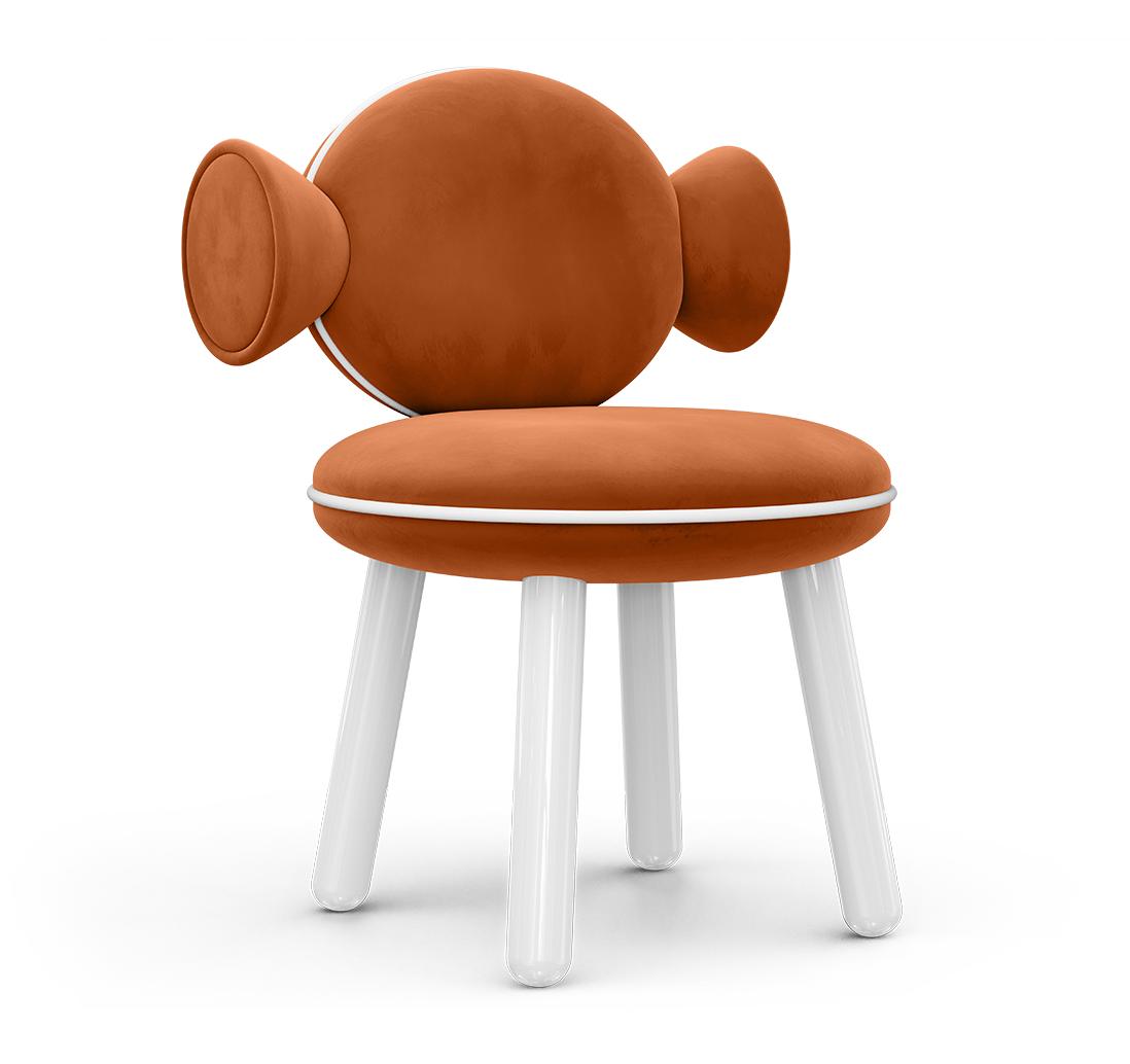 Cadeira puff Lollipop vermelha