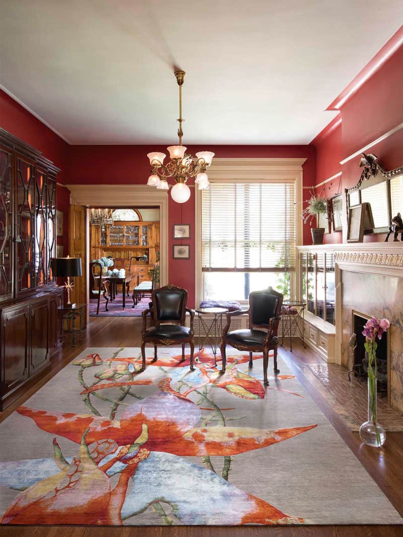 Tapete Orchid Feito à Mão