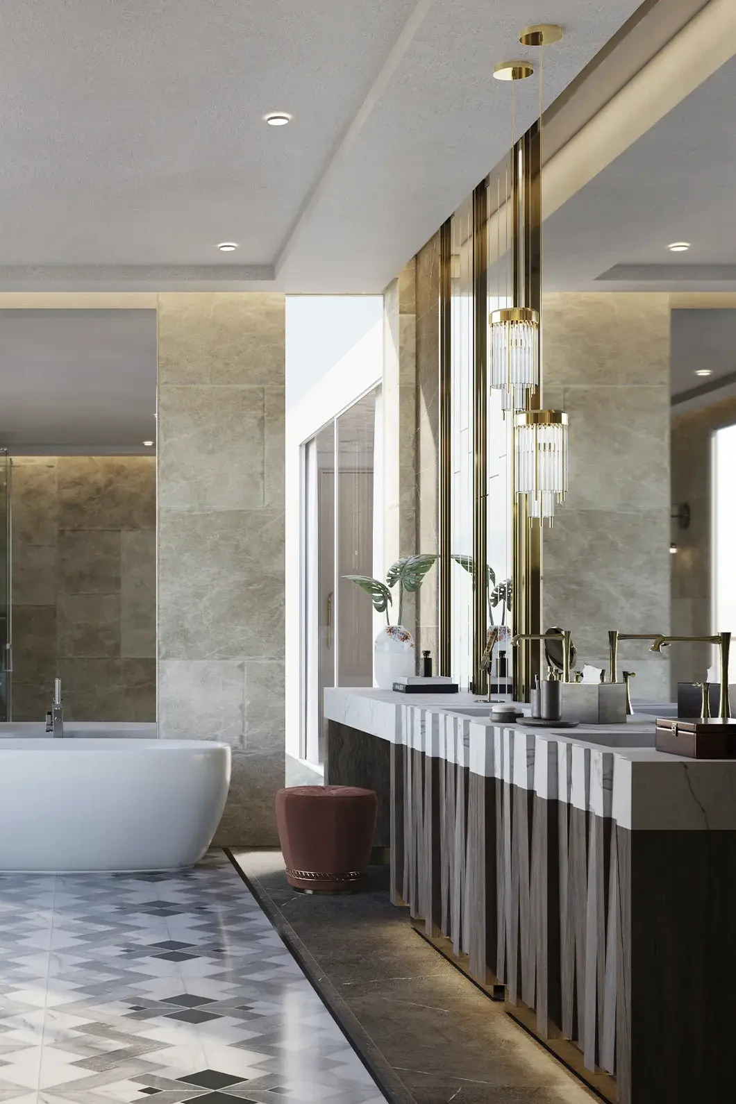 Candeeiro suspenso pequeno Beacon - 1