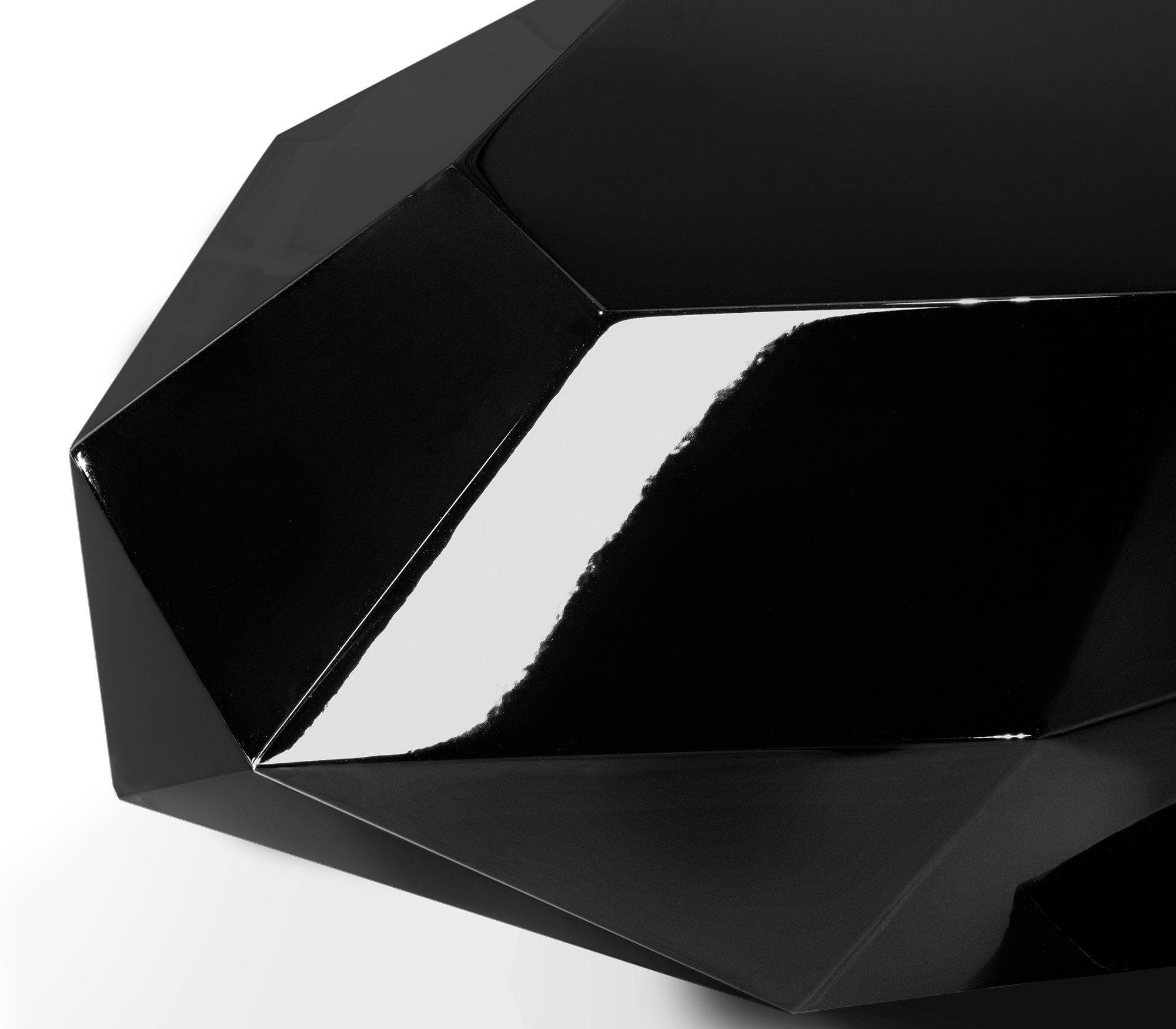 Mesa de Centro Preta Prism