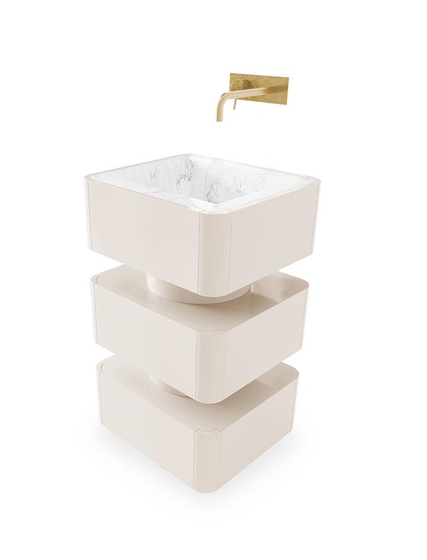 Lavatório de coluna Zen