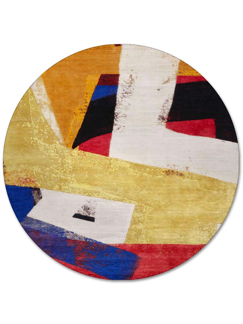 Tapete Redondo Original Tecido à Mão