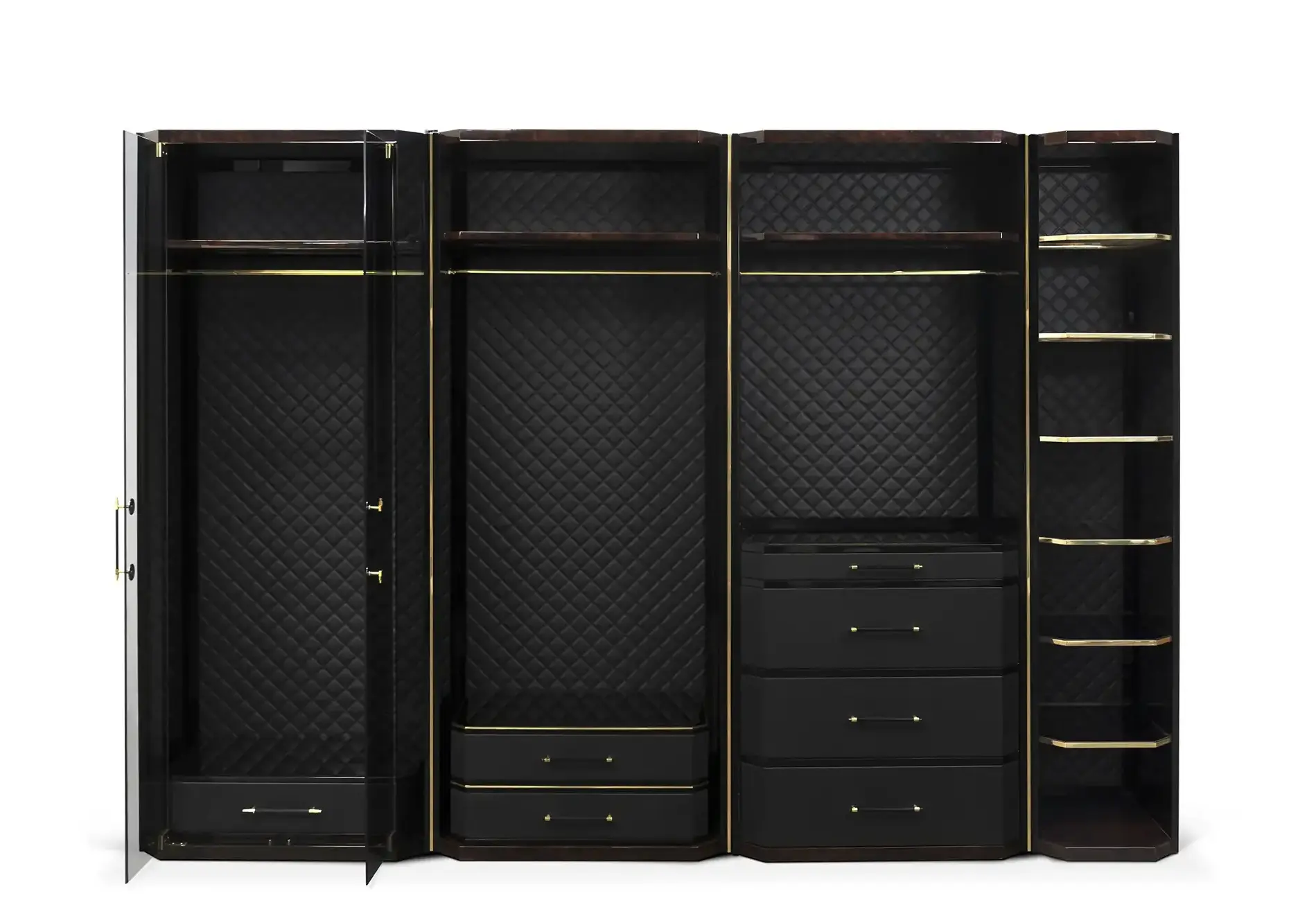 Roupeiro Preto Cadence