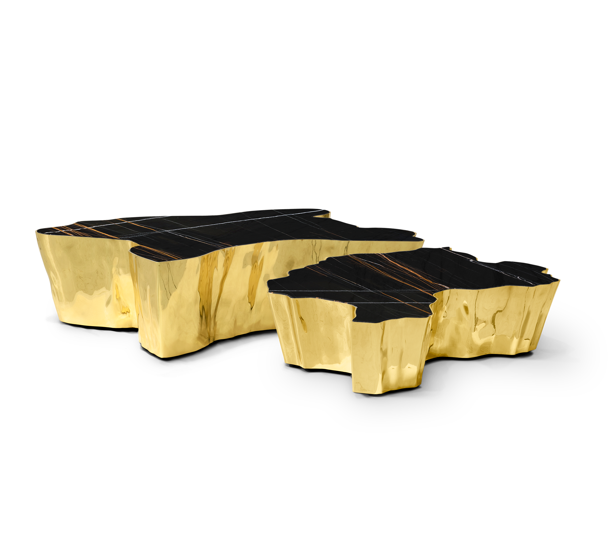 Mesa Mármore Nero Paradise | Dimensões: L 138 × P 95 × A 36 cm