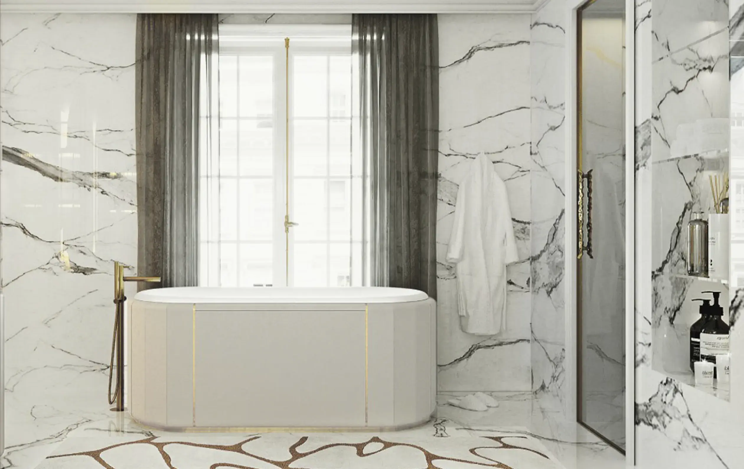 Banheira Regal Soak preta - 3