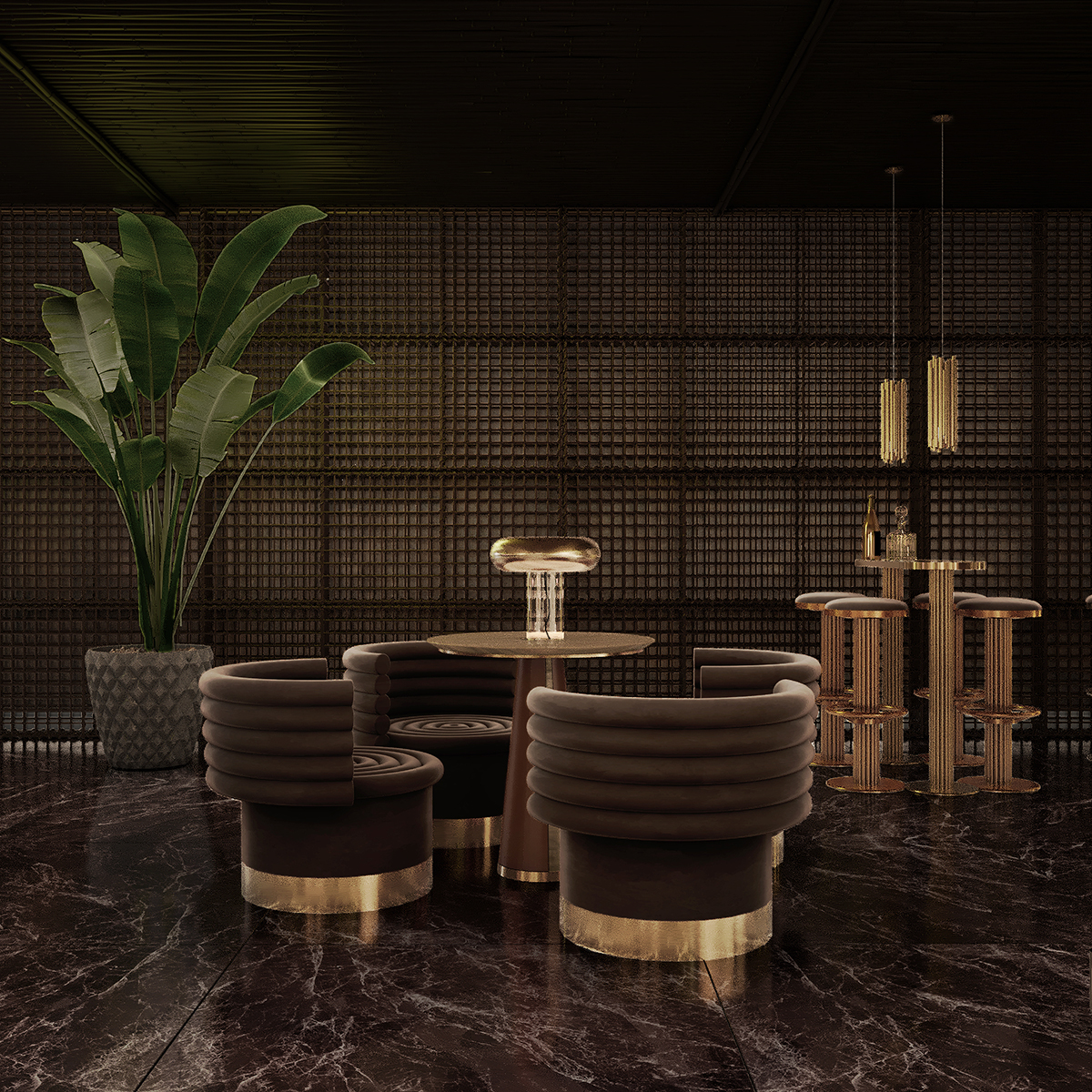 Candeeiro de mesa Katia