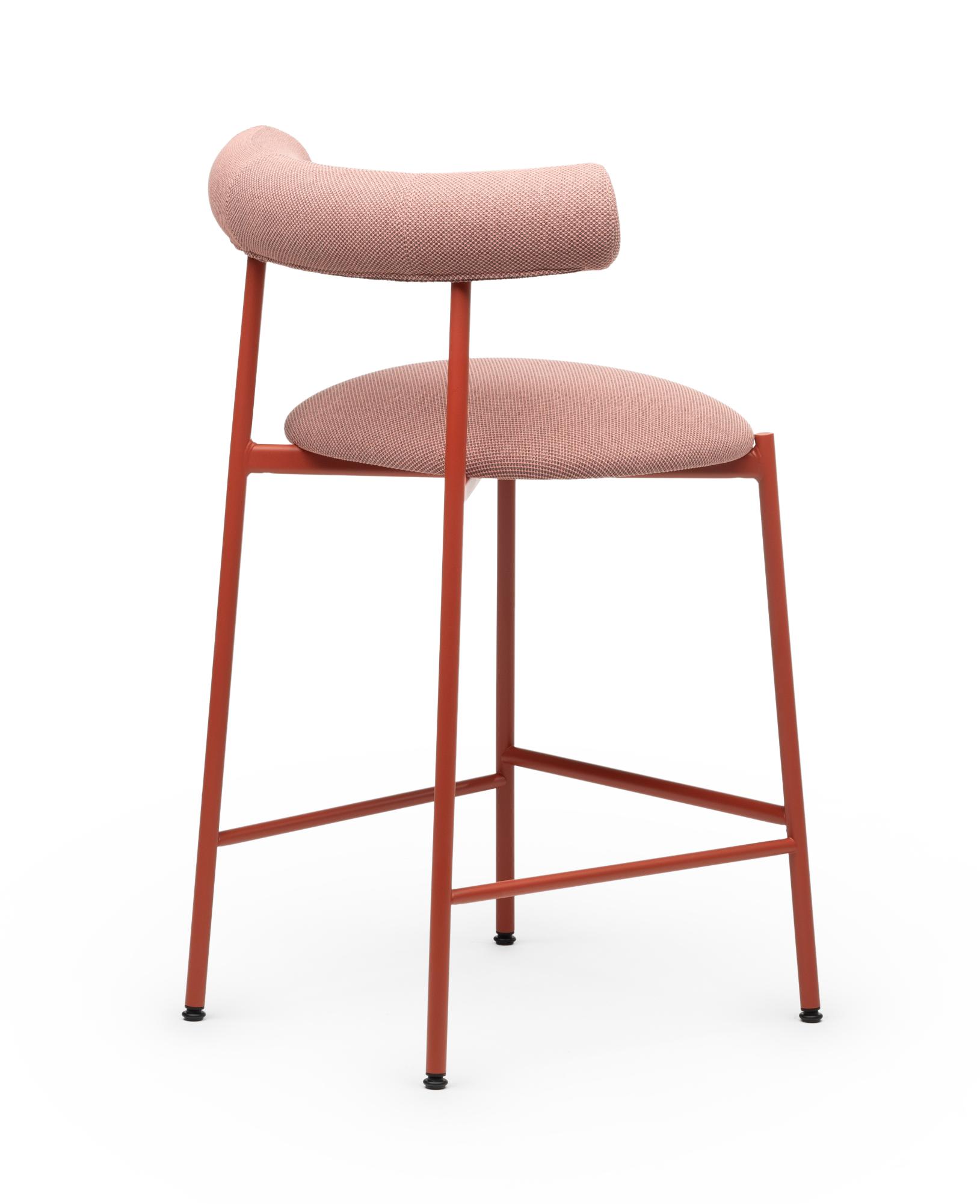 Banco de Bar Pampa SG-65 Rosa