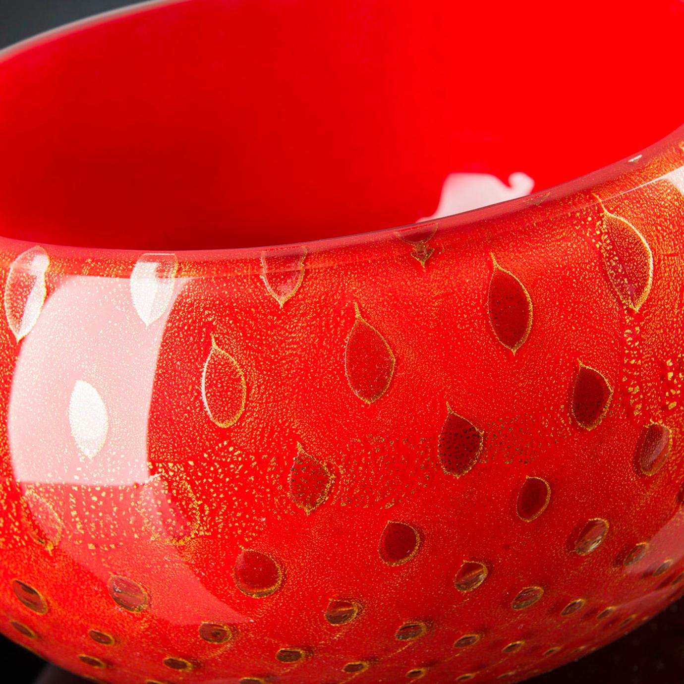 Taça Mocenigo Vermelha e Dourada