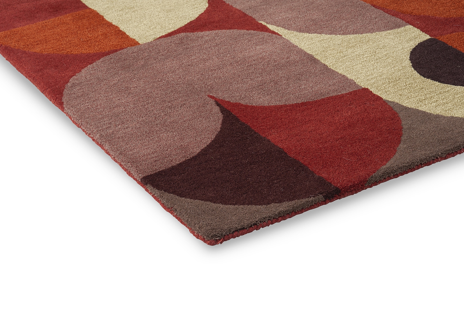 Tapete Decor Cosmo Vermelho Verde Pálido | Tamanho: 160 × 230 cm