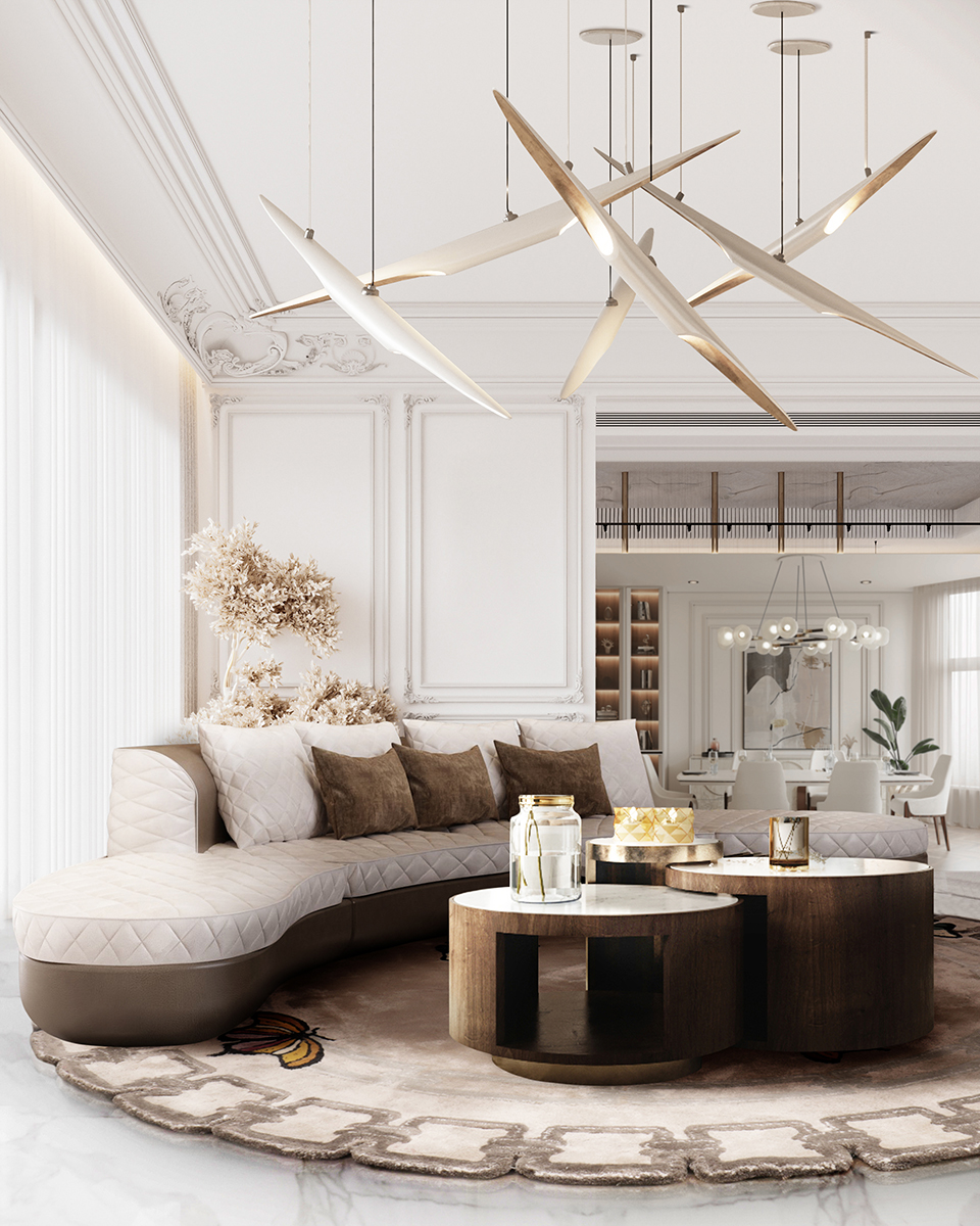 Candeeiro suspenso tom profundo - 21