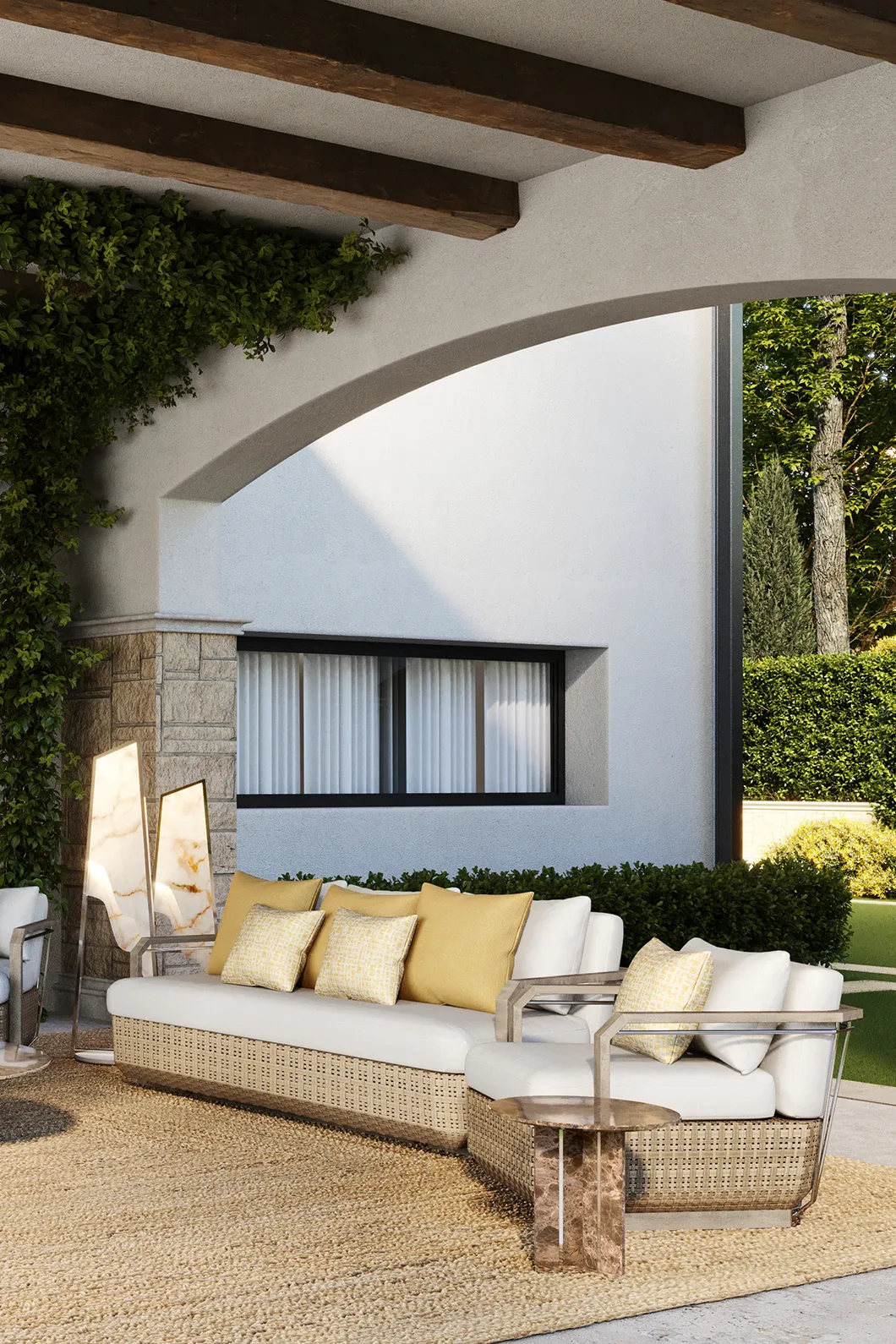 Candeeiro de pé exterior Grand Aura II - 2