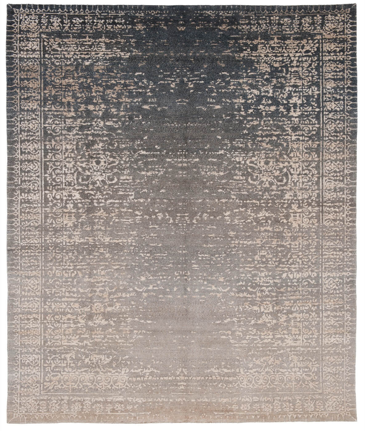 Tapete Ferrara Stomped Reverse Cinzento Escuro | Tamanho: 350 × 450 cm