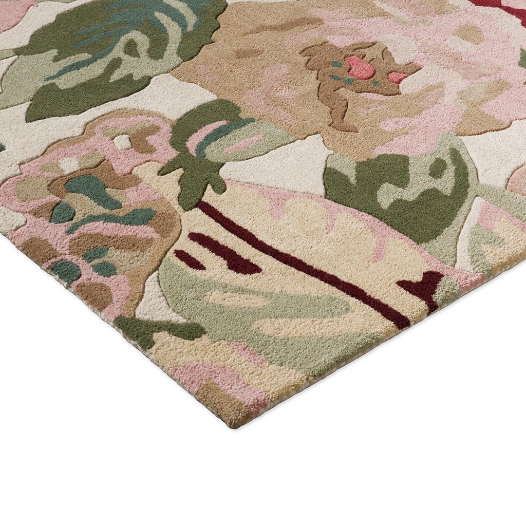 Tapete Rose & Peony Red